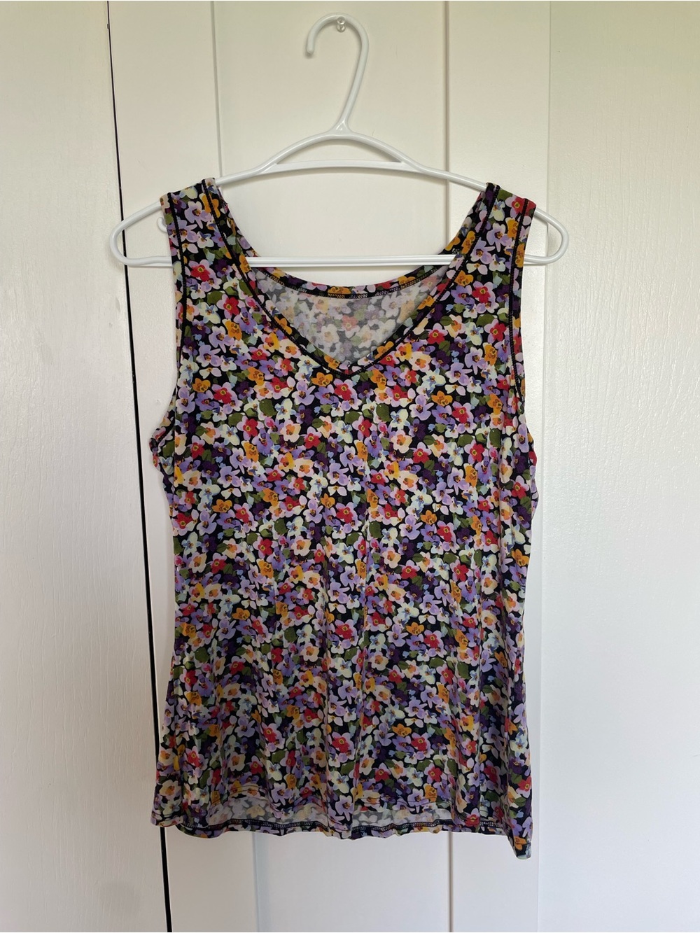 Blue Sky Clothing Co Reanna Tank with Floral Pattern